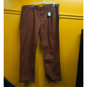NWT CE Schmidt workwear 5 pocket Brown canvas relaxed fit pants Men's 44 x 32
